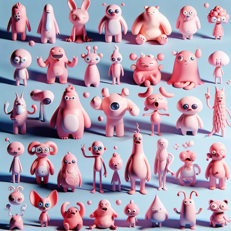 Розовые персонажи мультиков: Влияние и популярность